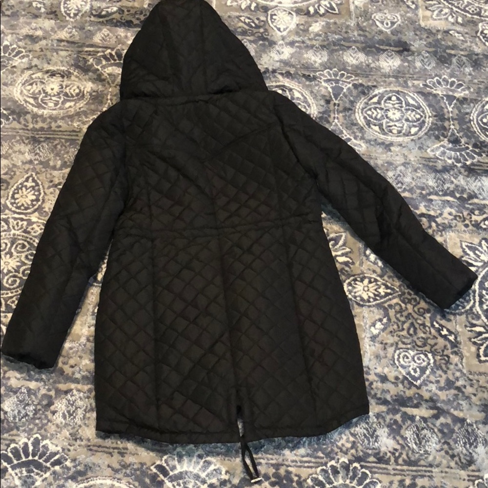 Black puffer jacket